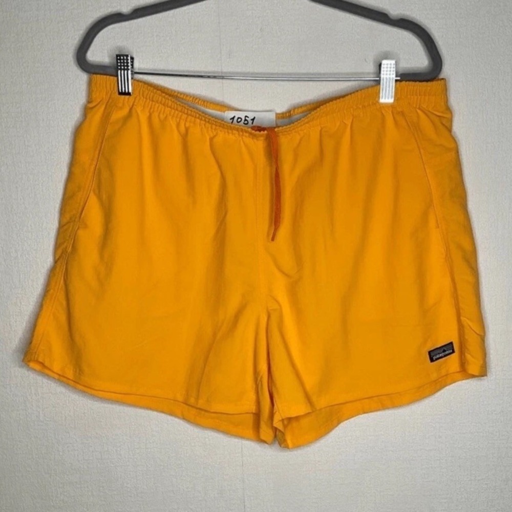 Patagonia Men's Shorts Size XL‎ Orange Unlined Quick Dry  Swim Trunks Drawstring